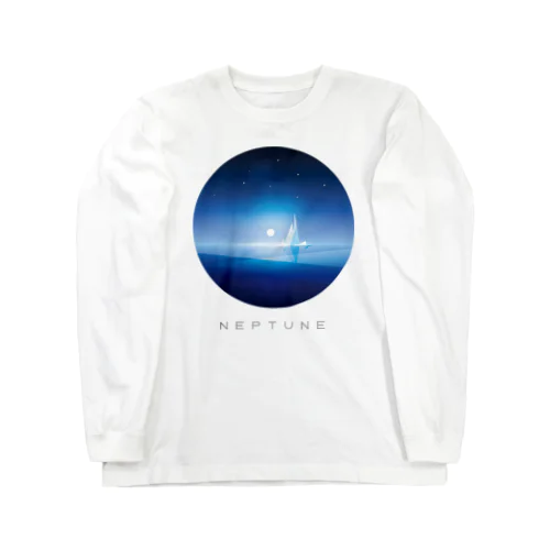 海王星イメージ ロングスリーブTシャツ