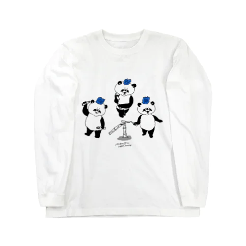 ヌンチャクパンダ Long Sleeve T-Shirt