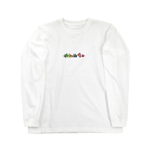 連なるスクモン Long Sleeve T-Shirt