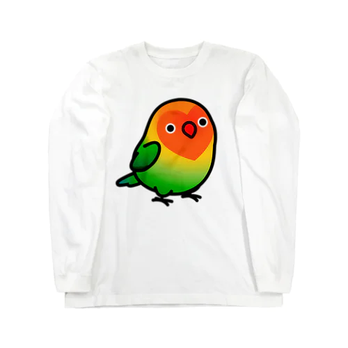 Chubby Bird ルリゴシボタンインコ Long Sleeve T-Shirt