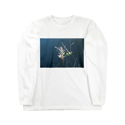 藍と花 Long Sleeve T-Shirt