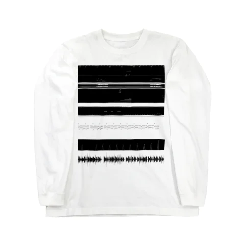 DAW波形ボーダー Long Sleeve T-Shirt