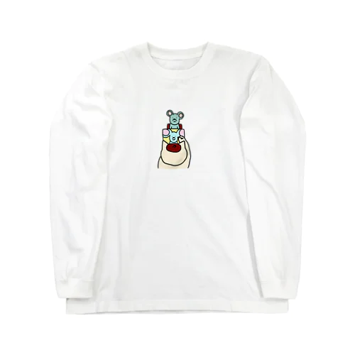 似顔絵師ねこ Long Sleeve T-Shirt