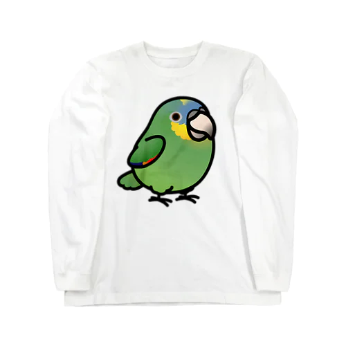 Chubby Bird キソデボウシインコ Long Sleeve T-Shirt