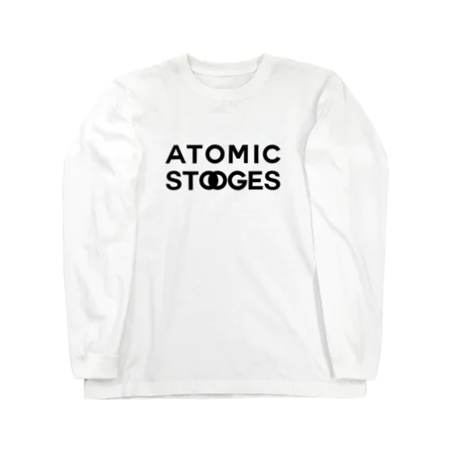 Atomic stooges LOGO black print ロングスリーブTシャツ