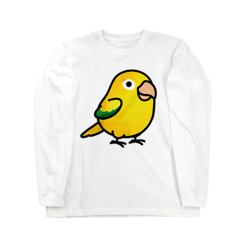 Chubby Bird ニョオウインコ Long Sleeve T-Shirt