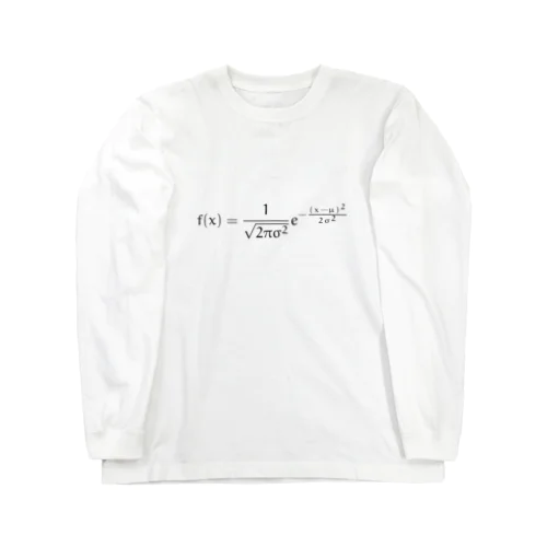 正規分布 Long Sleeve T-Shirt