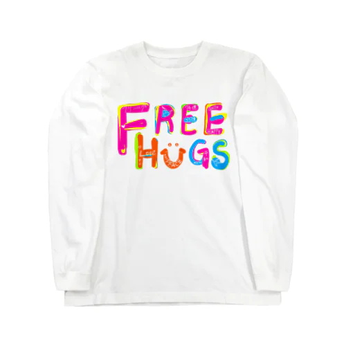 フリーハグ／FREE HUGS ロングスリーブTシャツ