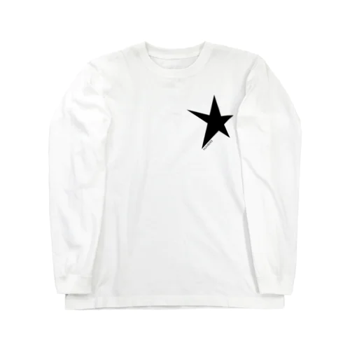 星柄ワンポイント Long Sleeve T-Shirt