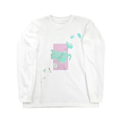 ねこ　気づいて Long Sleeve T-Shirt