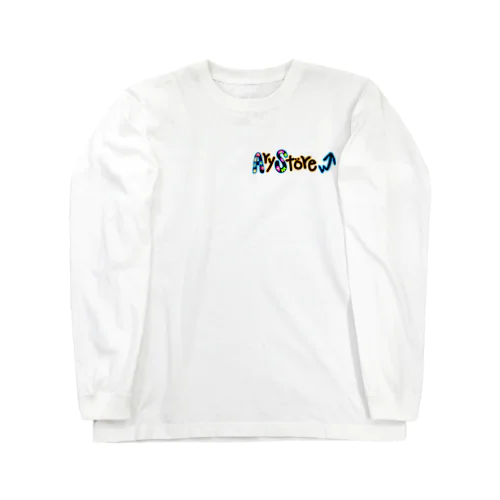 派手LOGO ロングスリーブTシャツ