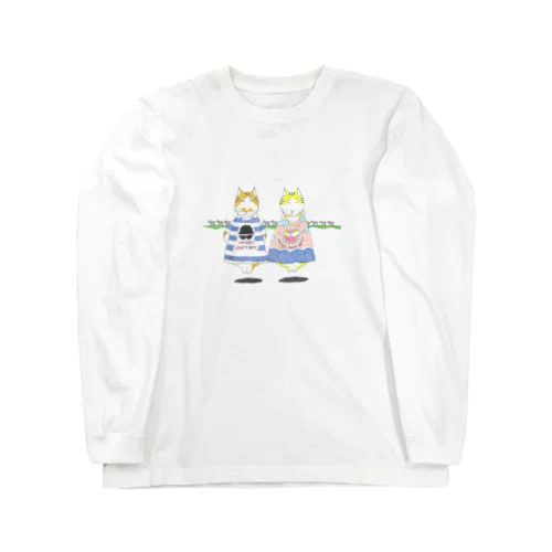 またね猫 Long Sleeve T-Shirt