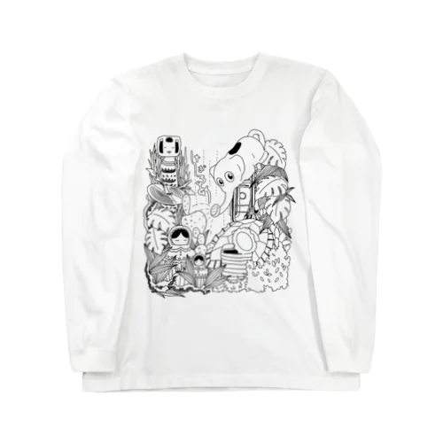 けぱるめ 黒 Long Sleeve T-Shirt