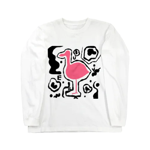 flamingo Long Sleeve T-Shirt