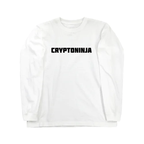 CryptoNinja ロゴ入りTシャツ ロングスリーブTシャツ