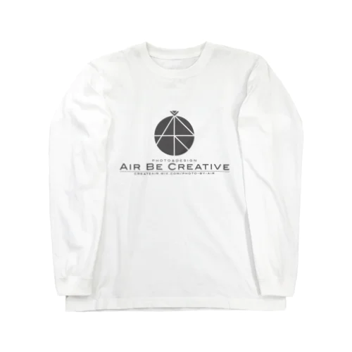 AirBeCreative黒ロゴ ロングスリーブTシャツ