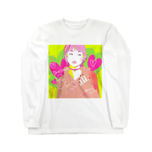 ショートカット＆ハートgirl Long Sleeve T-Shirt