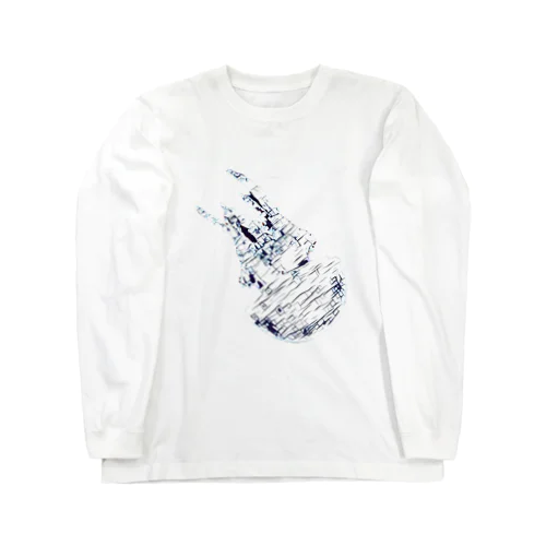クラゲ  ホワイト Long Sleeve T-Shirt