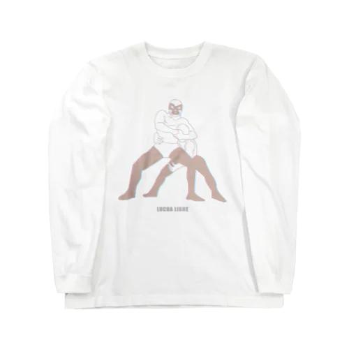 ルチャ 覆面くん Long Sleeve T-Shirt