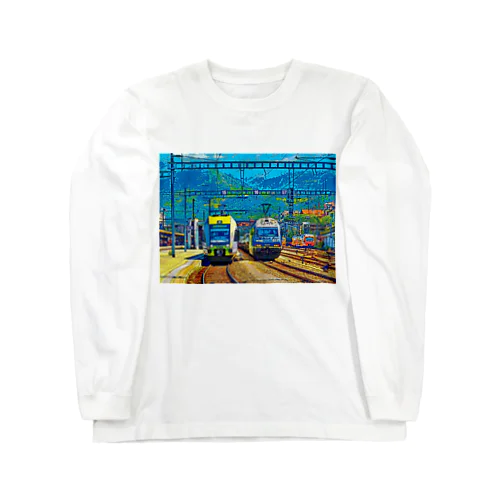 スイス シュピーツの駅 Long Sleeve T-Shirt