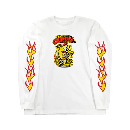 Champion's Curry×KENTOO "HOT ROD" Long Sleeve T-Shirt