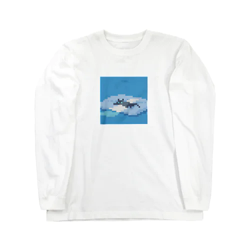 お布団ねこ Long Sleeve T-Shirt