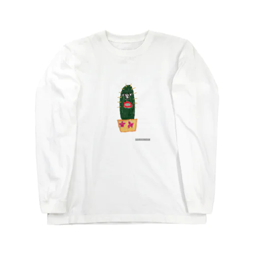 チクチクサボテン🌵 ロングスリーブTシャツ