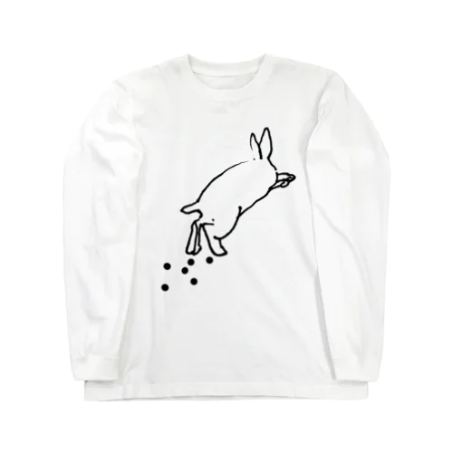 うんちぽろぽろ（線） Long Sleeve T-Shirt