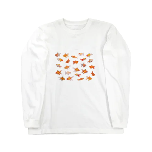 金魚集合 ロングスリーブTシャツ