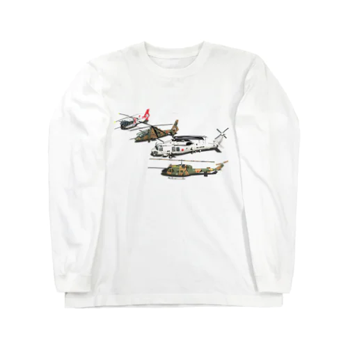 4heli1 ロングスリーブTシャツ