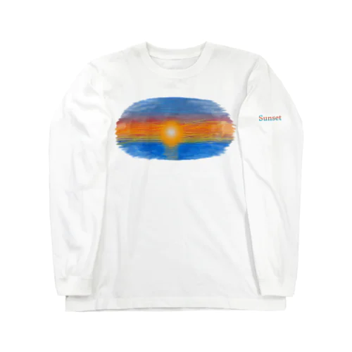 どっかの夕焼け（01） Long Sleeve T-Shirt