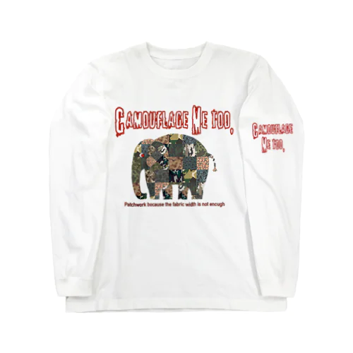 Camouflage Me too ロングスリーブTシャツ