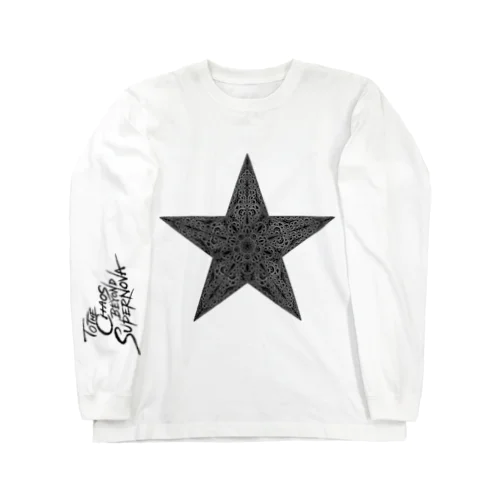 曼陀羅 - STAR ロングスリーブTシャツ