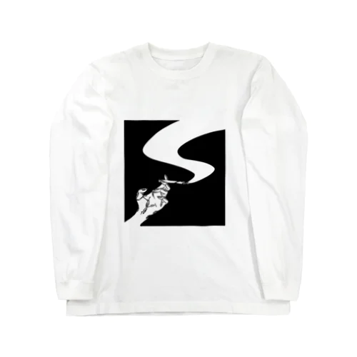 smoke ロングスリーブTシャツ