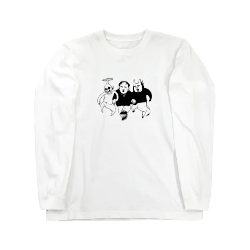 踊る（白） Long Sleeve T-Shirt