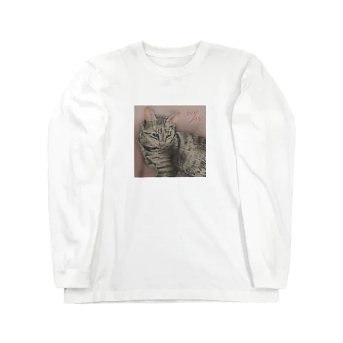 あずき猫 ロングスリーブTシャツ