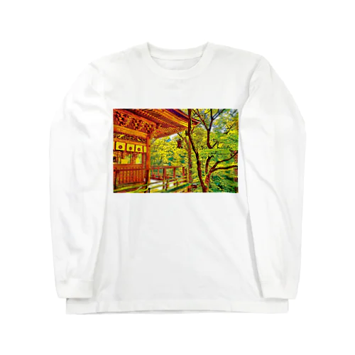 石川 那谷寺の大悲閣（本殿） Long Sleeve T-Shirt