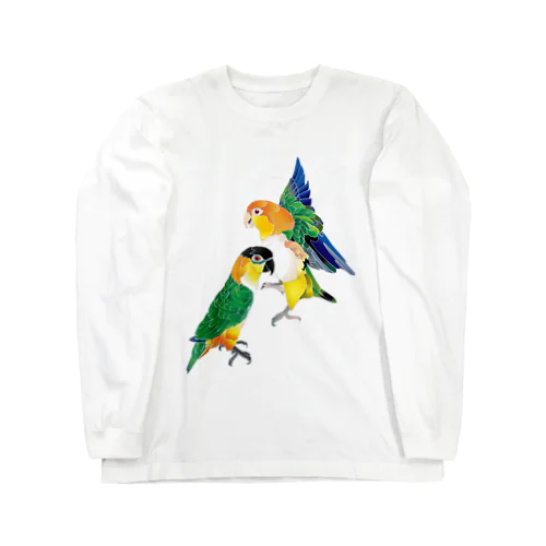 シロハラインコたち Long Sleeve T-Shirt