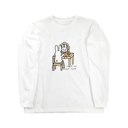 初めてお化粧してみたよ Long Sleeve T-Shirt