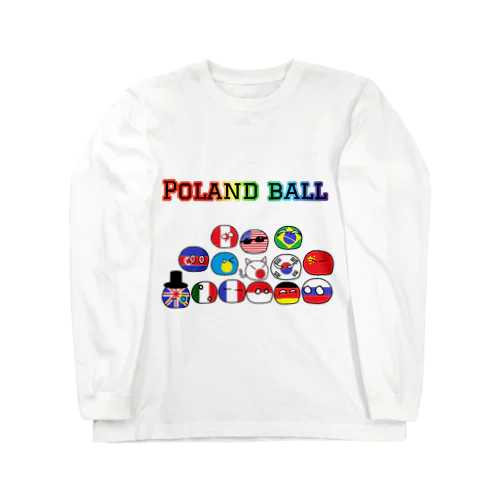 ポーランドボール ロングスリーブTシャツ