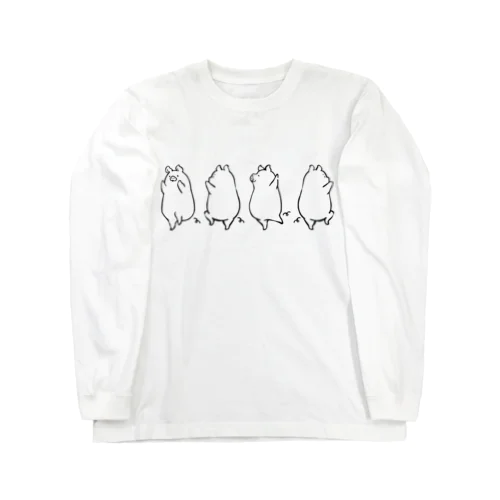 踊る豚 Long Sleeve T-Shirt