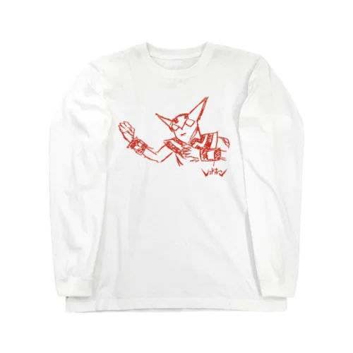 レッドホーン　オープニングイラスト 롱 슬리브 티셔츠