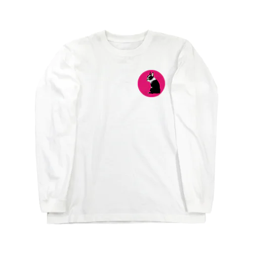 ワッペンりんちゃんピンク Long Sleeve T-Shirt