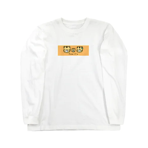 トラさんちの家族 ボックスロゴ Long Sleeve T-Shirt