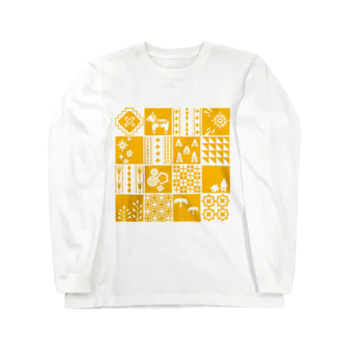 patchwork(yellow) Long Sleeve T-Shirt