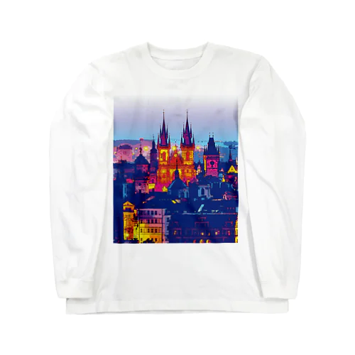 チェコ プラハの朝 Long Sleeve T-Shirt