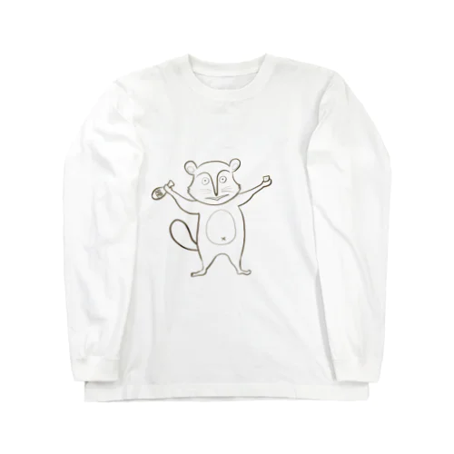 酔っぱらいのたぬき Long Sleeve T-Shirt