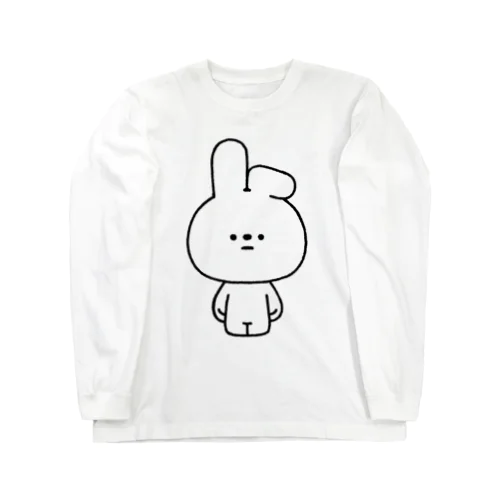 量産うさぎ みみおれ Long Sleeve T-Shirt