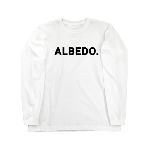 ALBEDO　黒 Long Sleeve T-Shirt