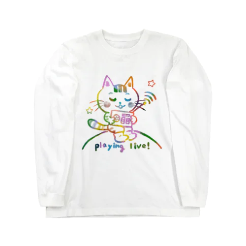 kirakiraにゃんぴー Long Sleeve T-Shirt